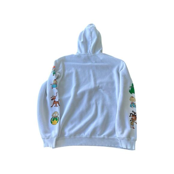 Vintage Nickelodeon Rugrats White Hoodie - Lightweight Pullover - Picture 7 of 7